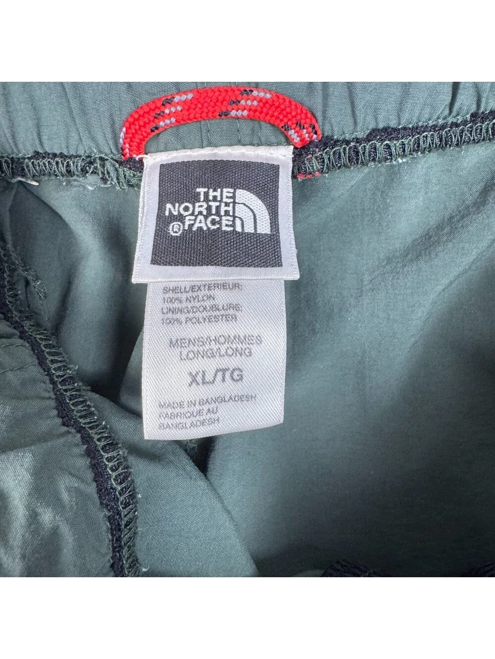 The North Face Mens XL Green Belted Class V Utility Hiking Shorts Outdoor Gorp